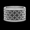 Anello a fascia larga Zancan in argento.