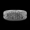 Anello a fascia Zancan in argento.