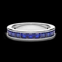 Anello a fascia Zancan in argento e pietre naturali.