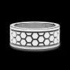 Anello a fascia Zancan in argento.