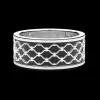 Anello a fascia Zancan in argento.