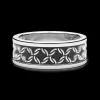 Anello a fascia Zancan in argento.