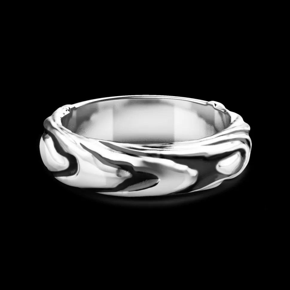 Anello a fede Zancan in argento.