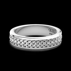 Anello a fede Zancan in argento.