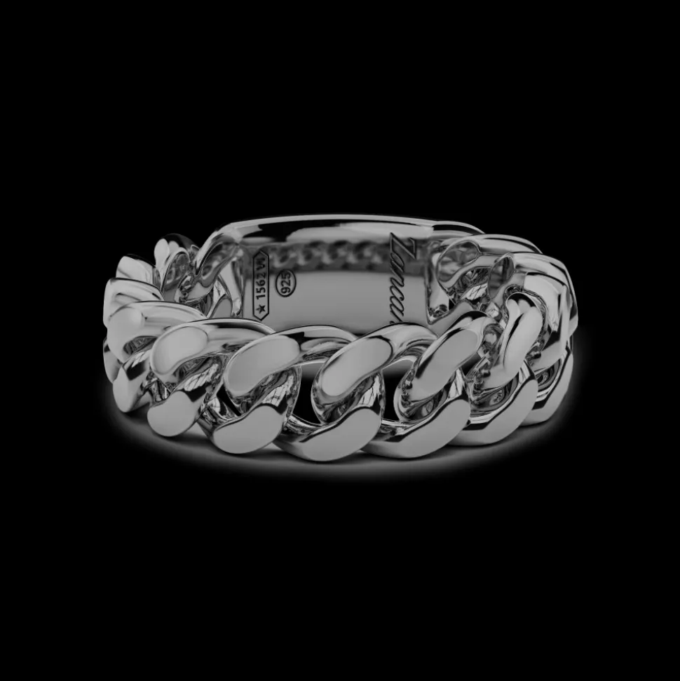 Anello a grumette Zanca in argento.