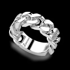 Anello a grumette Zanca in argento.