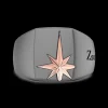 Anello Chevalier Uomo Zancan in Titanio e Oro 18kt