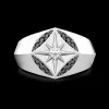 Anello chevalier Zancan in argento.