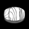 Anello chevalier Zancan in argento.
