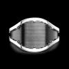Anello chevalier Zancan in argento.