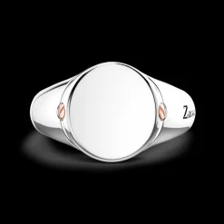 Anello chevalier Zancan in argento.