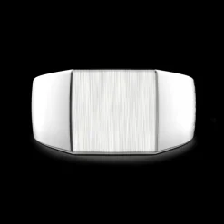 Anello chevalier Zancan in argento.