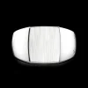 Anello chevalier Zancan in argento.
