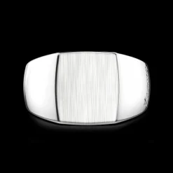Anello chevalier Zancan in argento.