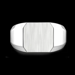 Anello chevalier Zancan in argento.
