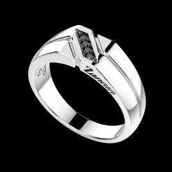 Anello chevalier Zancan in argento.