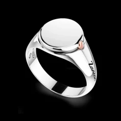 Anello chevalier Zancan in argento.
