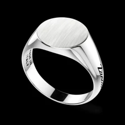 Anello chevalier Zancan in argento.
