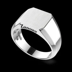 Anello chevalier Zancan in argento.