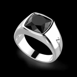 Anello in argento con onice.