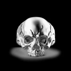 Anello teschio Zancan in argento