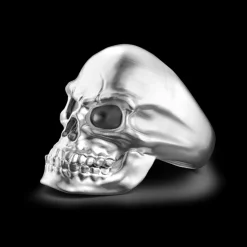 Anello teschio Zancan in argento