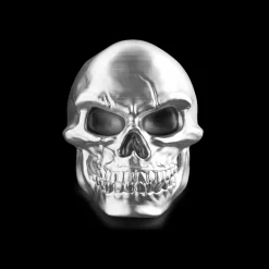 Anello teschio Zancan in argento