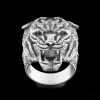 Anello Zancan a tigre in argento.