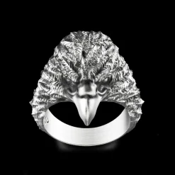 Anello Zancan ad aquila in argento.