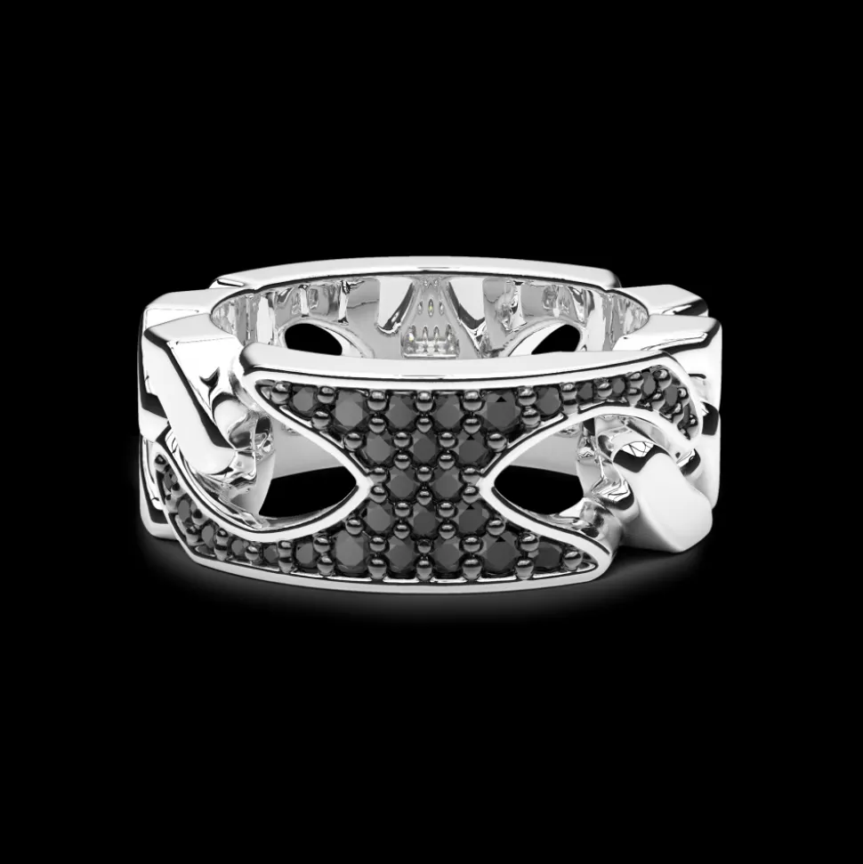 Anello Zancan in argento e pietre naturali.