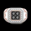 Anello Zancan in oro 18kt con diamanti.