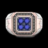 Anello Zancan in oro 18kt con zaffiri.