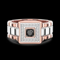 Anello Zancan in oro 18kt con diamanti.