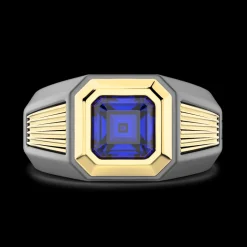 Anello Zancan in titanio, oro 18kt e diamanti neri