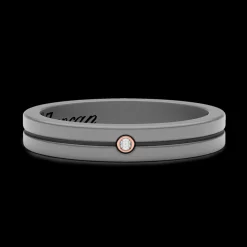 Anello Zancan in titanio, oro 18kt e diamanti neri – Design moderno ed esclusivo