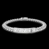 Bracciale a grumetta Zancan in argento con tamburo.