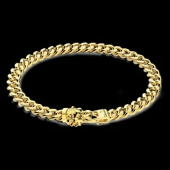 Bracciale a grumetta Zancan in argento con chiusura a testa di leone.