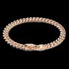 Bracciale a grumetta Zancan in argento con chiusura a testa di coccodrillo.