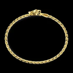 Bracciale a grumetta Zancan in argento con chiusura a testa di pantera.