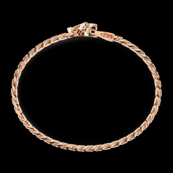 Bracciale a grumetta Zancan in argento con chiusura a testa di pantera.