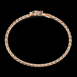 Bracciale a grumetta Zancan in argento con chiusura a testa di lupo.