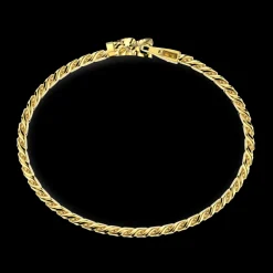 Bracciale a grumetta Zancan in argento con chiusura a testa di leone.
