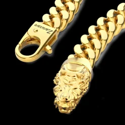Bracciale a grumetta Zancan in argento con chiusura a testa di coccodrillo.