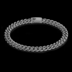 Bracciale a grumette Zanca in argento.