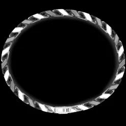 Bracciale a grumette Zanca in argento e ceramica.