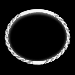 Bracciale Bugatti groumette in argento 925 con targa centrale.