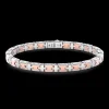 Bracciale da uomo Zancan in argento e oro rosa.