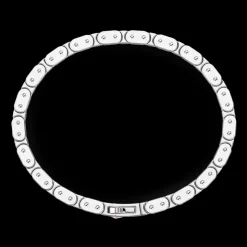 Bracciale da uomo Zancan in argento e oro rosa.