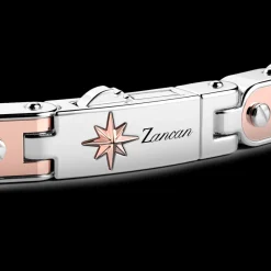 Bracciale da uomo Zancan in argento e oro rosa.