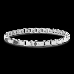 Bracciale solo maglia Zancan in argento.
